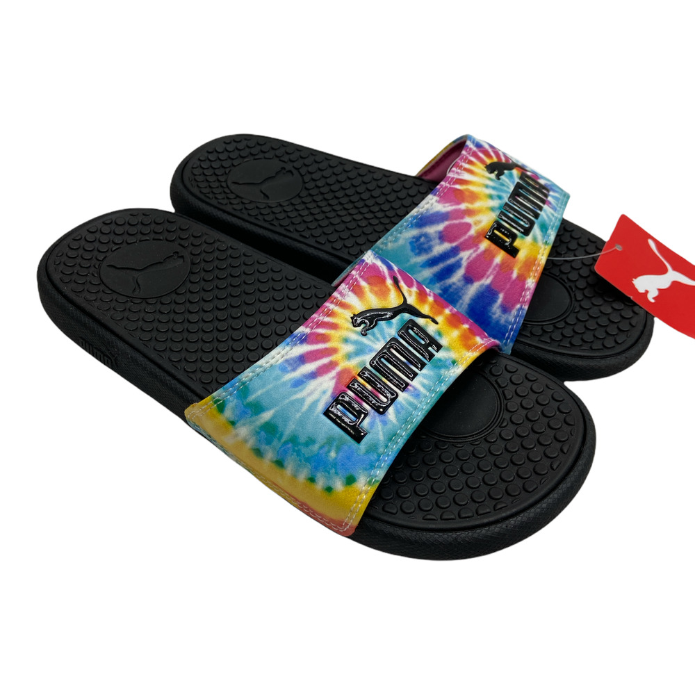 PUMA Cool Cat Tie Dye Slides Size 6 NWT